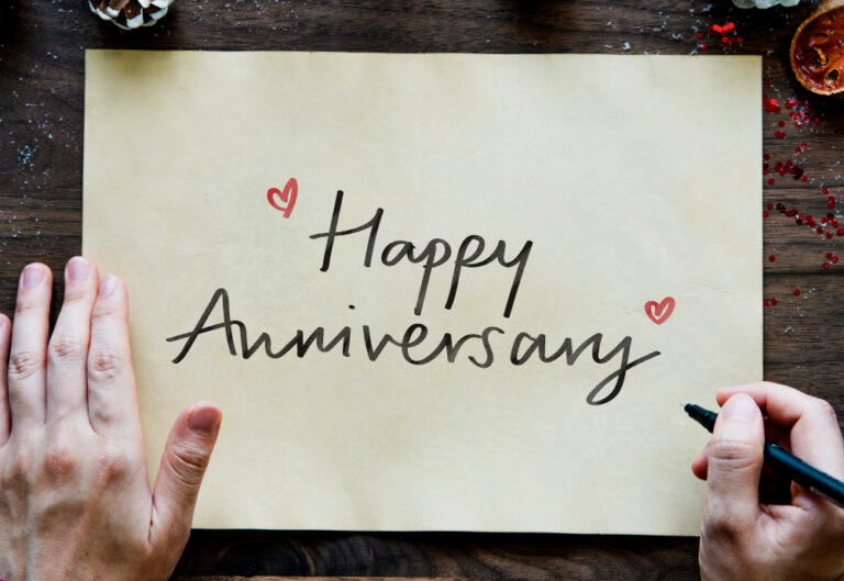 anniversary captions